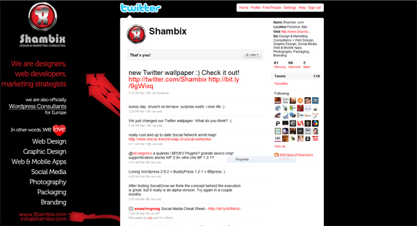 Twitter Background: lo sfondo che fa la differenza