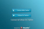 [Freebie] Connect & Follow On Twitter Buttons