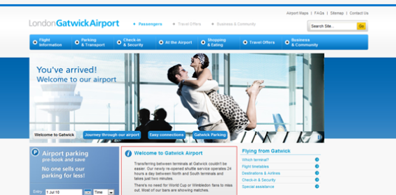 10 High Flying Airport Websites