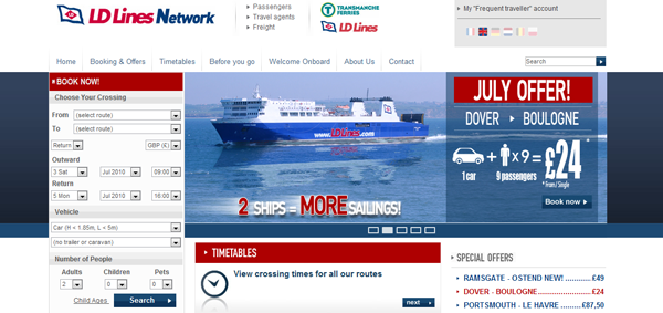 , 13 Stunning Ferry Websites To Send You Overboard, Shambix