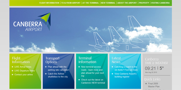 , 10 High Flying Airport Websites, Shambix