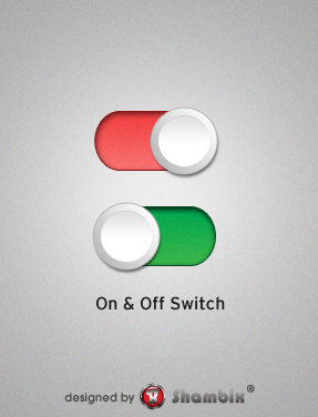 , [Freebie] On &#038; Off Toggle Switches, Shambix