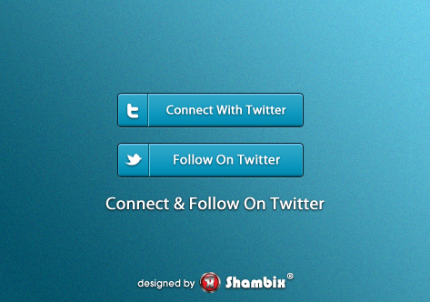 , [Freebie] Connect &#038; Follow On Twitter Buttons, Shambix