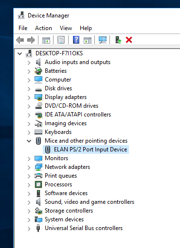 gestures, Elan mousepad gestures not working on Windows 10, Shambix